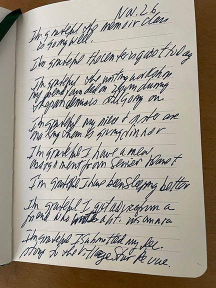 Grateful for a New Year: On Keeping a Gratitude Journal