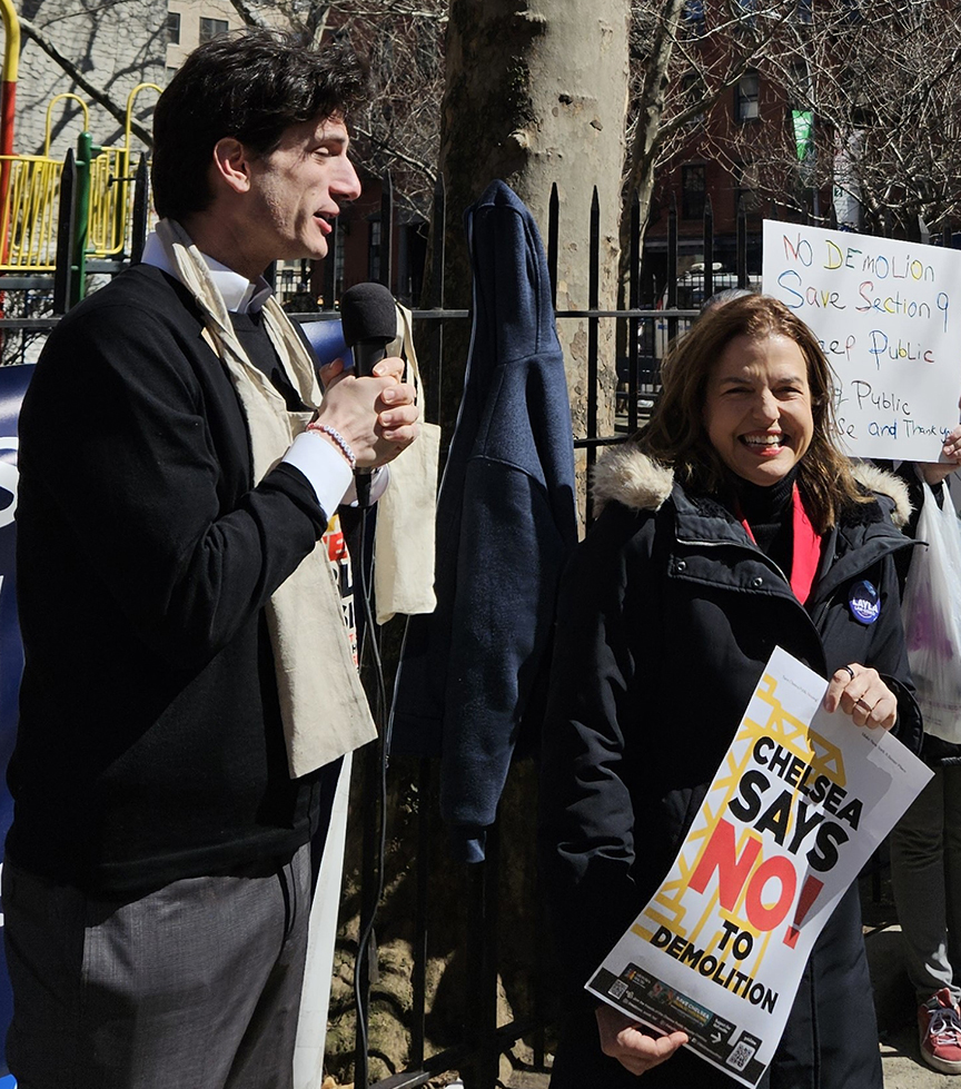 Jack and Layla fight to save Chelsea’s NYCHA buildings, Mamdani not listening